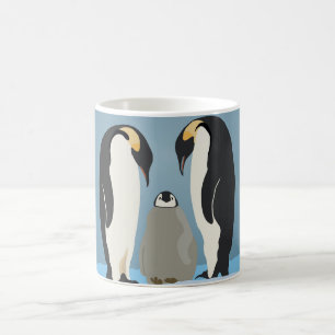 Mug de famille Empereur Penguin - Amour arctique s