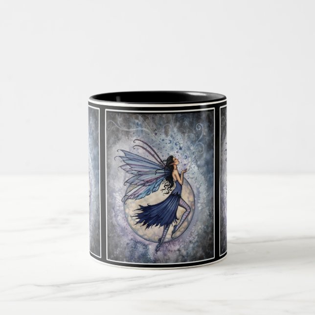 Mug de fées céleste bleu par Molly Harrison (Centre)