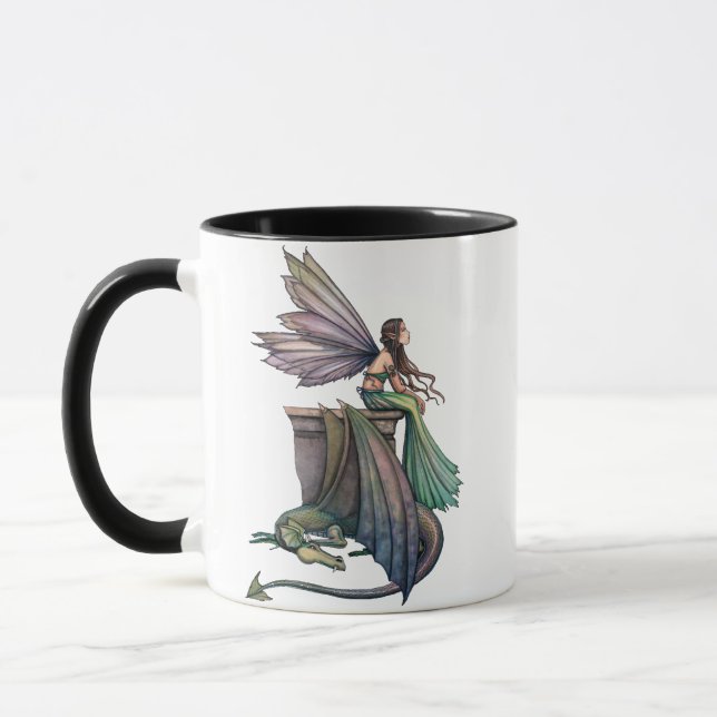 Mug de fées et de dragons par Molly Harrison (Gauche)