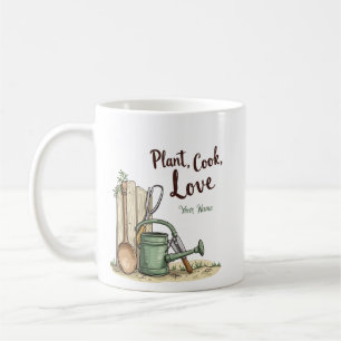 Mug de ferme personnalisée - Plante, Cuisinier, Lo