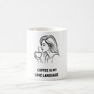 Mug de fille au café : Sip and Saving
