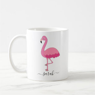 Mug de Flamant rose personnalisé Flamant rose de c