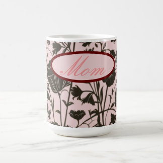 Mug de fleurs blanches pour la fête des mères