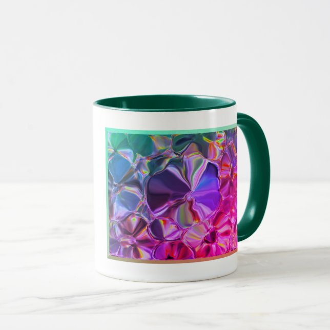 Mug de fleurs soyeux (Devant droit)