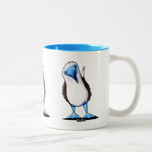 Mug de fond pied bleu (Droit)