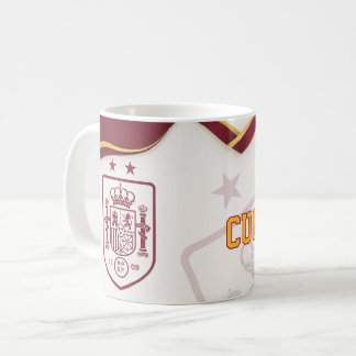 Mug de football personnalisé pour l'Espagne