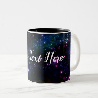 Mug de galaxie multicouleur personnalisable