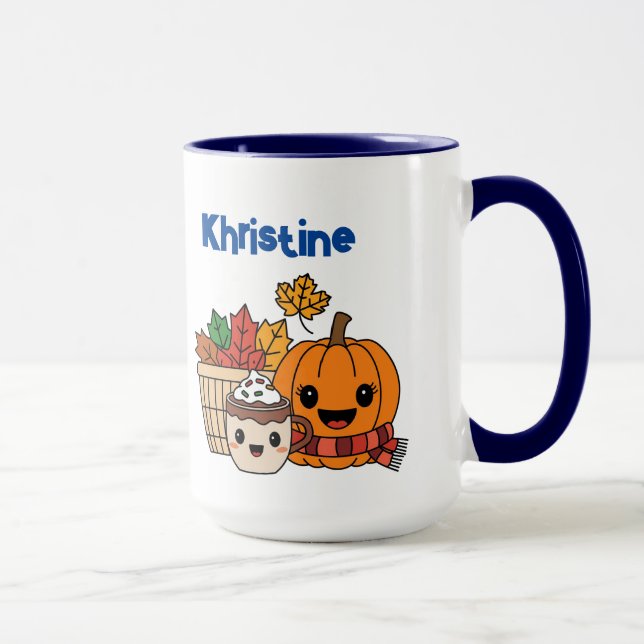 Mug de Gratitude d'épices citrouilles - Mug de coe (Droite)