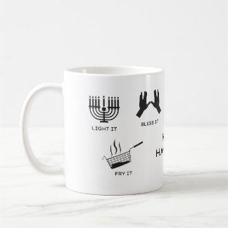 Mug de Hanouka - Béni, Allume-le, Fais-le