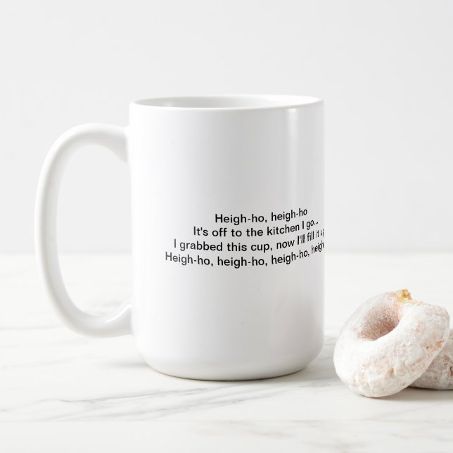 Mug de Heigh-ho (Avec donut)