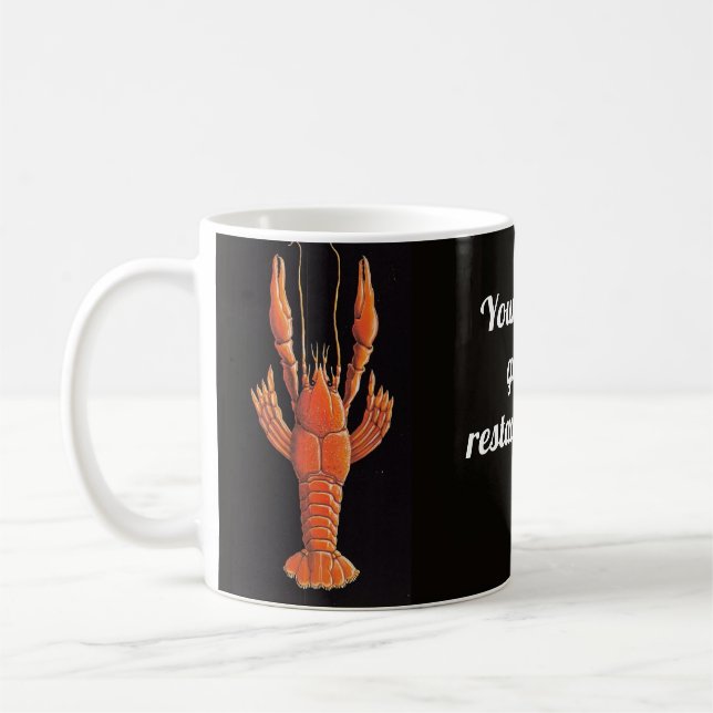 Mug de homard vintage (Gauche)