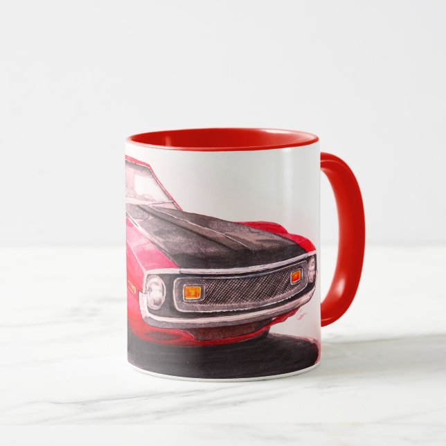 Mug de javelin rouge 1974 (Devant droit)