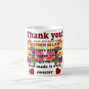 Mug de la belle-fille à la belle-mère grâce