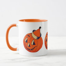 Mug de la citrouille d'Halloween/automne