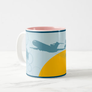 Mug de la compagnie aérienne commerciale Cool Ret