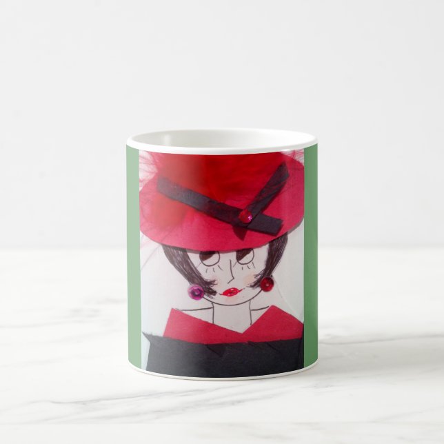 Mug de la dame sophistiquée (Centre)