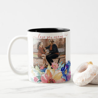 Mug de la Fête des mères Fleurs sauvages de Boho
