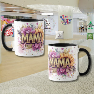 Mug de la Fête des Mères "Jardin d'Amour"