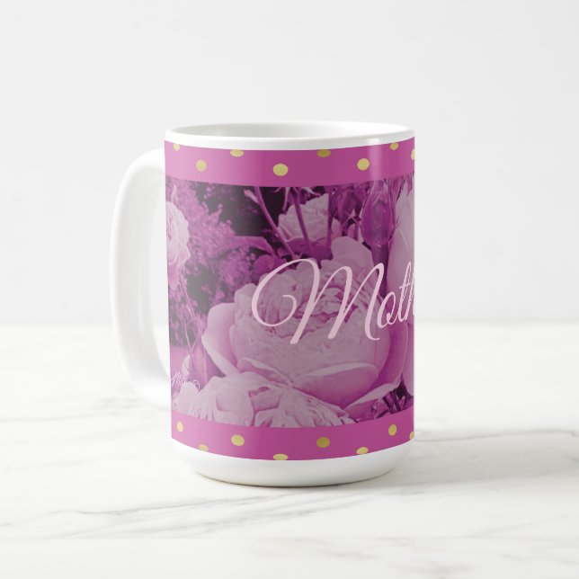Mug de la Fête des Mères Rose (Devant gauche)