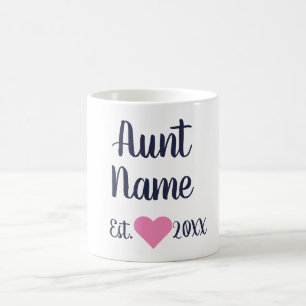 Mug de la marine établie à la suite d'une tante 