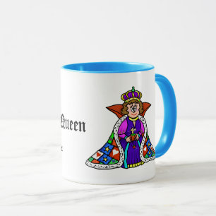Mug de la reine de courbure - Personnaliser portan