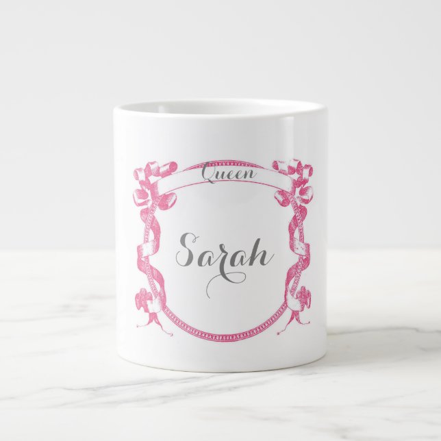 Mug de la reine personnalisée (Devant)