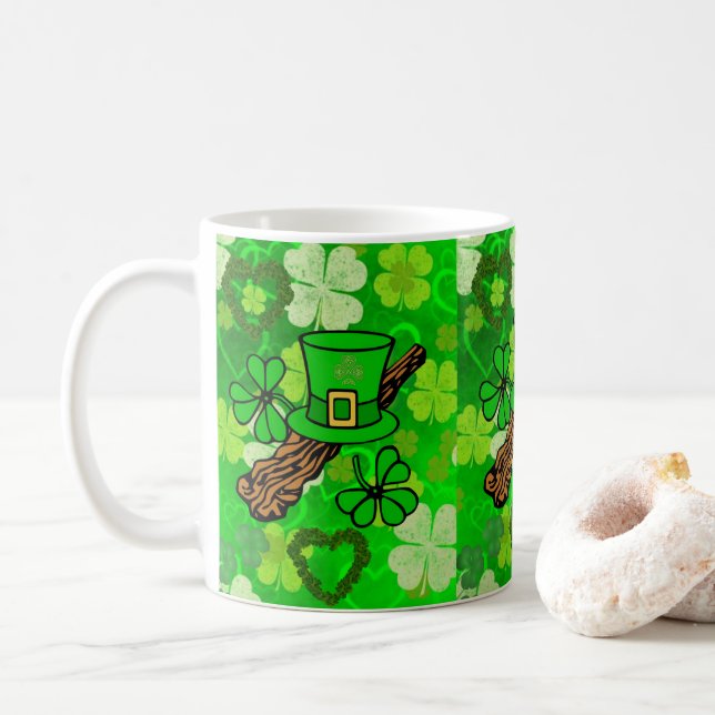 Mug de la Saint Patrick (Avec donut)