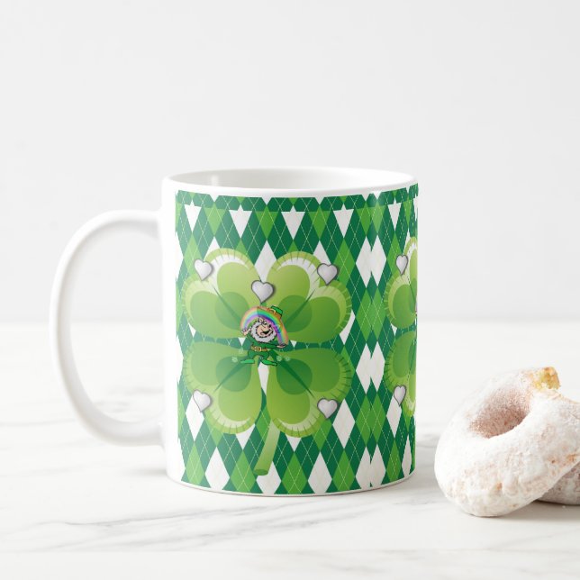 Mug de la Saint Patrick (Avec donut)