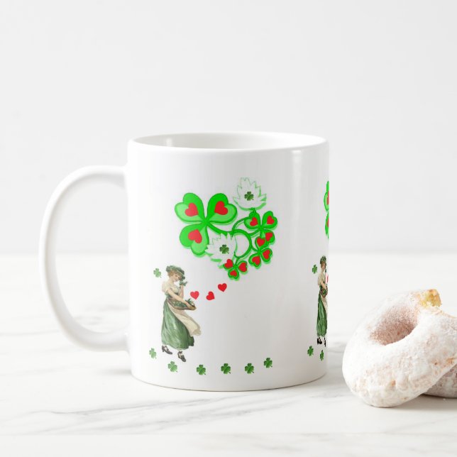 Mug de la Saint Patrick (Avec donut)