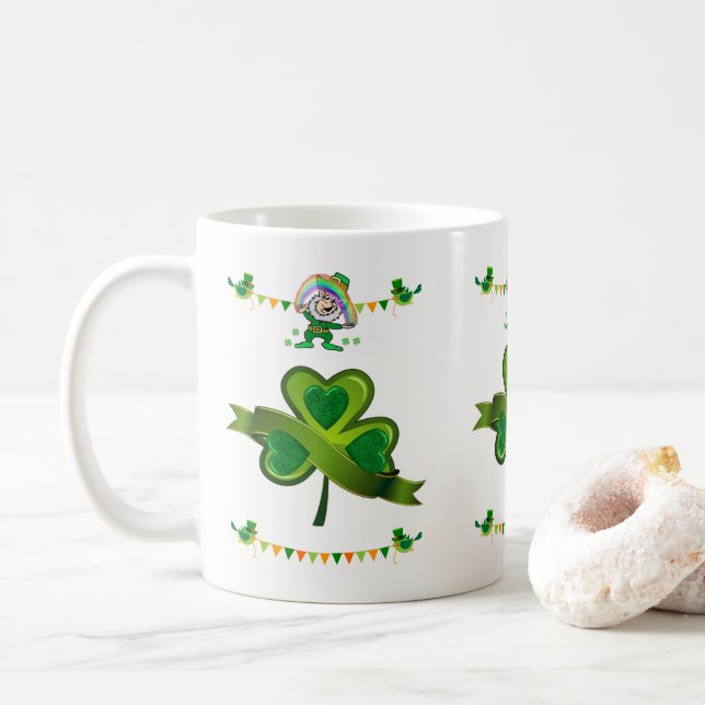 Mug de la Saint Patrick (Avec donut)