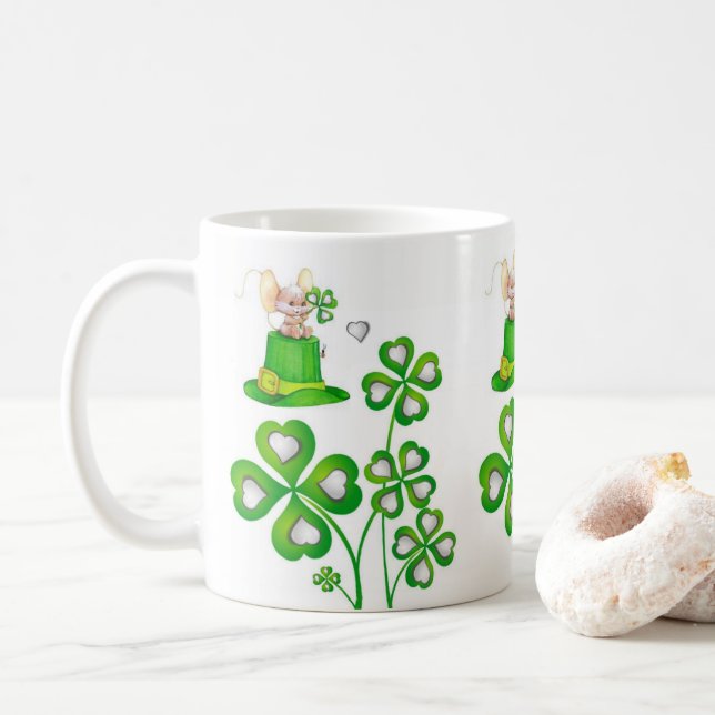 Mug de la Saint Patrick (Avec donut)