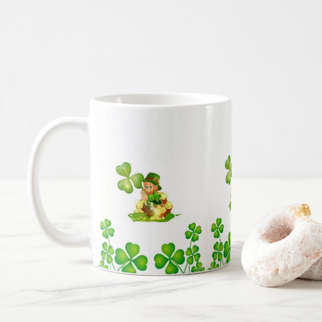 Mug de la Saint-Patrick (Avec donut)
