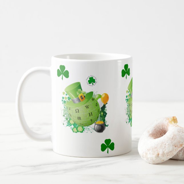 Mug de la Saint Patrick (Avec donut)