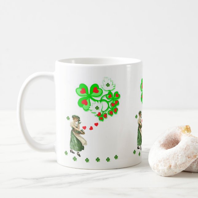 Mug de la Saint Patrick (Avec donut)