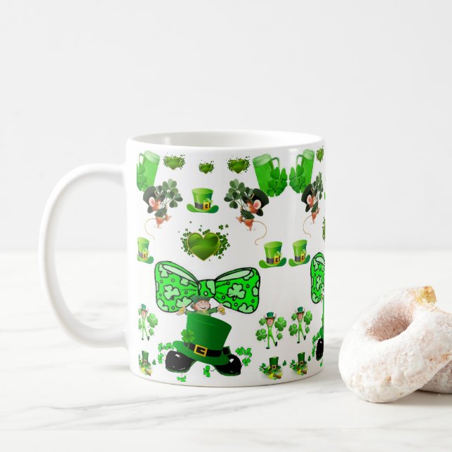 Mug de la Saint Patrick (Avec donut)