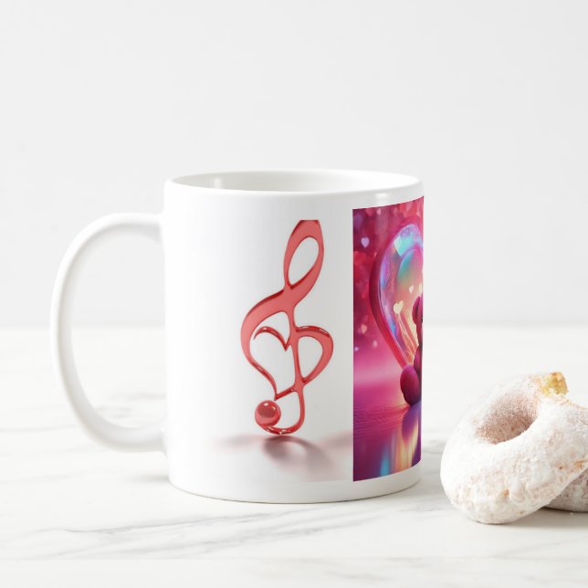 Mug de la Saint-Valentin (Avec donut)
