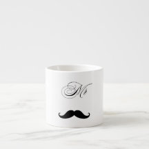 Mug de la Saint-Valentin à la moustache drôle