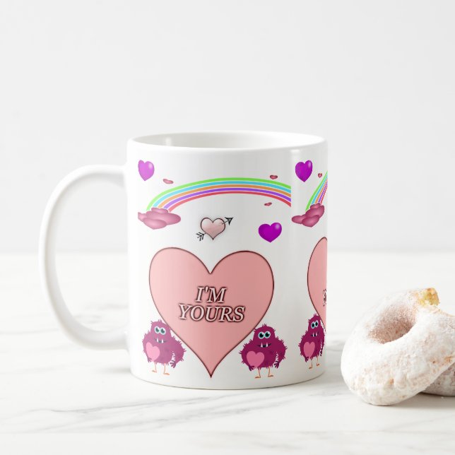 Mug de la Saint-Valentin Mugs (Avec donut)