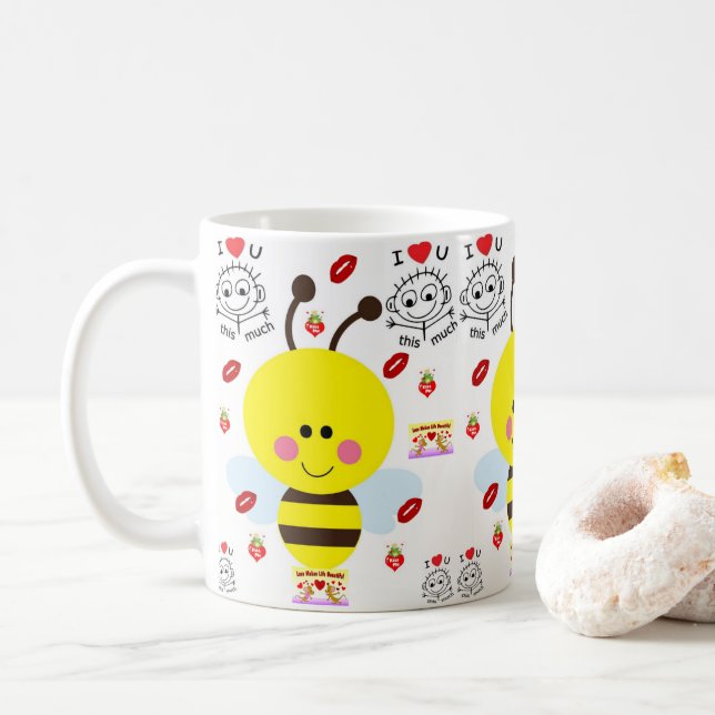 Mug de la Saint-Valentin Mugs (Avec donut)