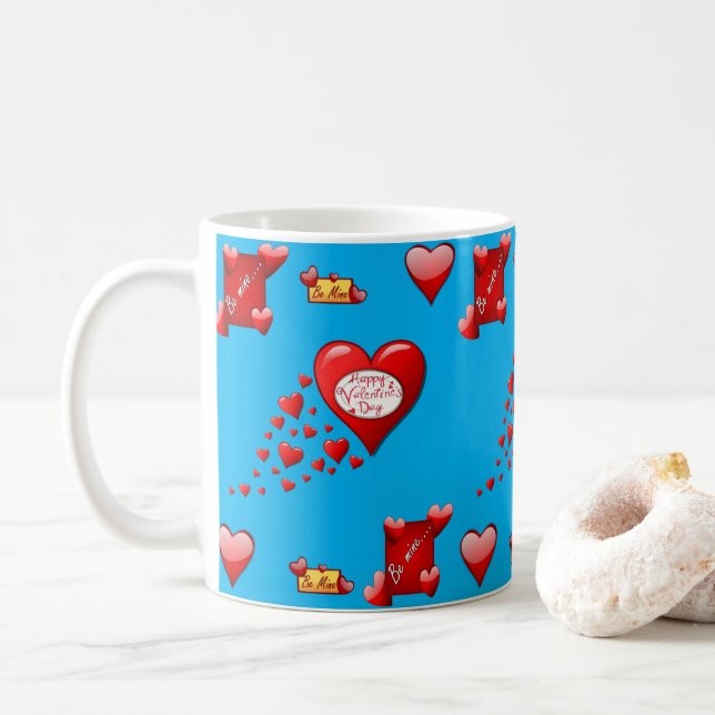 Mug de la Saint-Valentin Mugs (Avec donut)