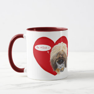 Mug de la Saint-Valentin pour Pékinois