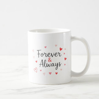 Mug de la Saint-Valentin 'Toujours et à jamais'