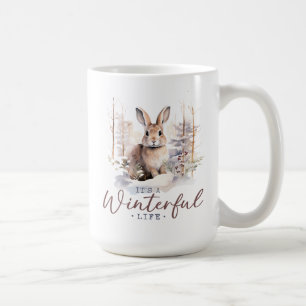 Mug de la scène d'hiver