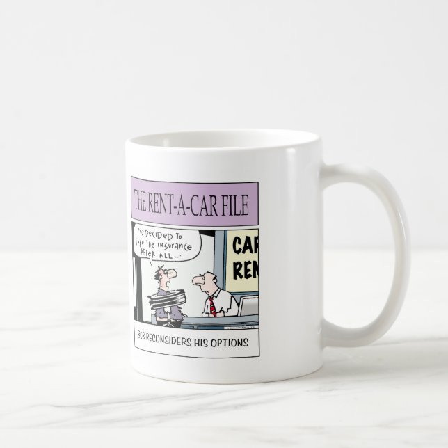 Mug de la société de location de voiture (Droite)