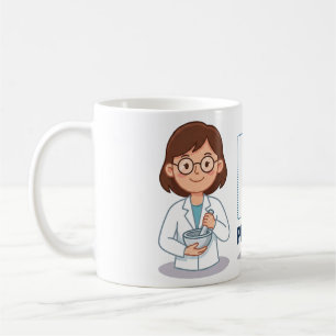 Mug de la vie de pharmacien personnalisé