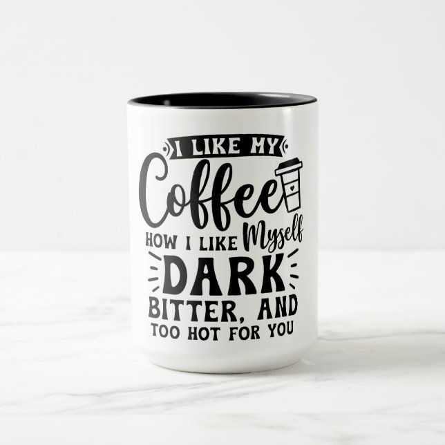 Mug de l'amoureux du café gras (Centre)