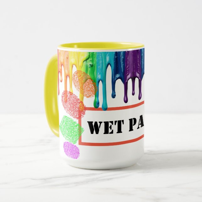 Mug de l'artiste peintre humide (Devant gauche)