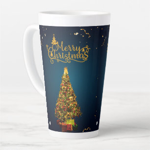 mug de latte de style Noël