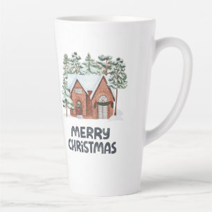 mug de latte de style Noël