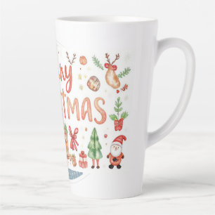 Mug de Latte Joyeux Noël